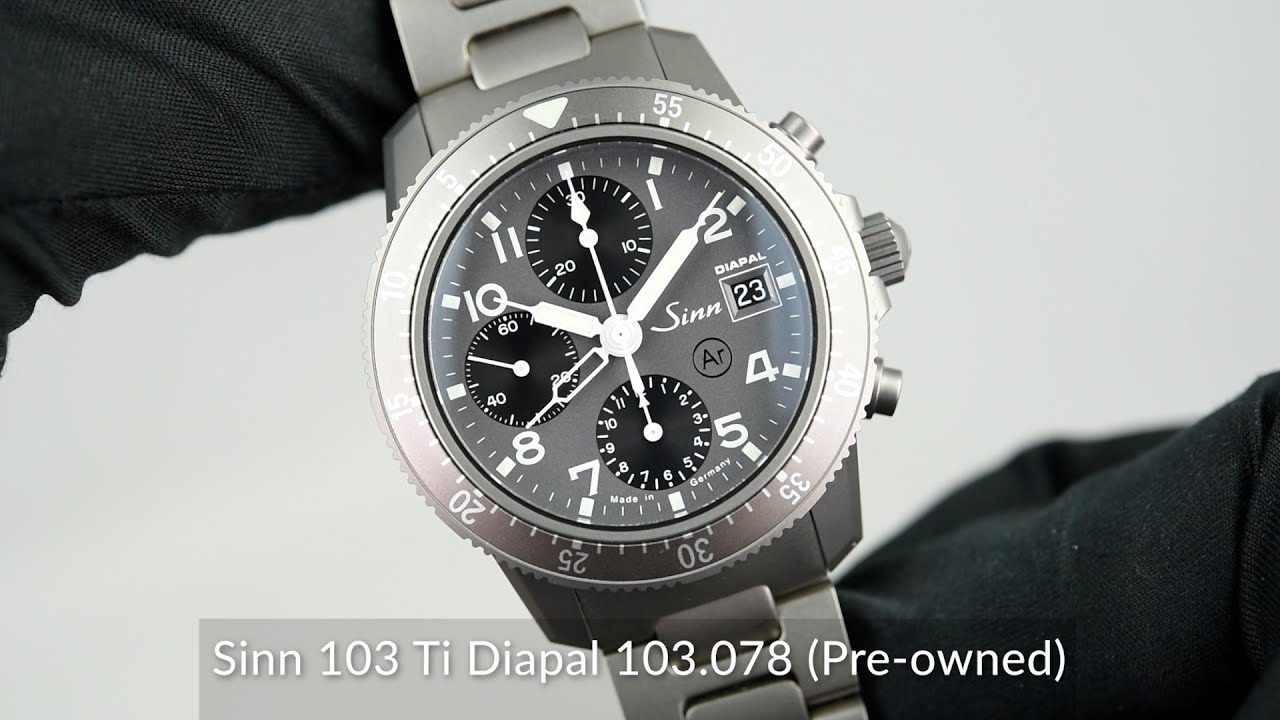 Sinn 103 Ti Diapal 103.078 (Pre-owned)