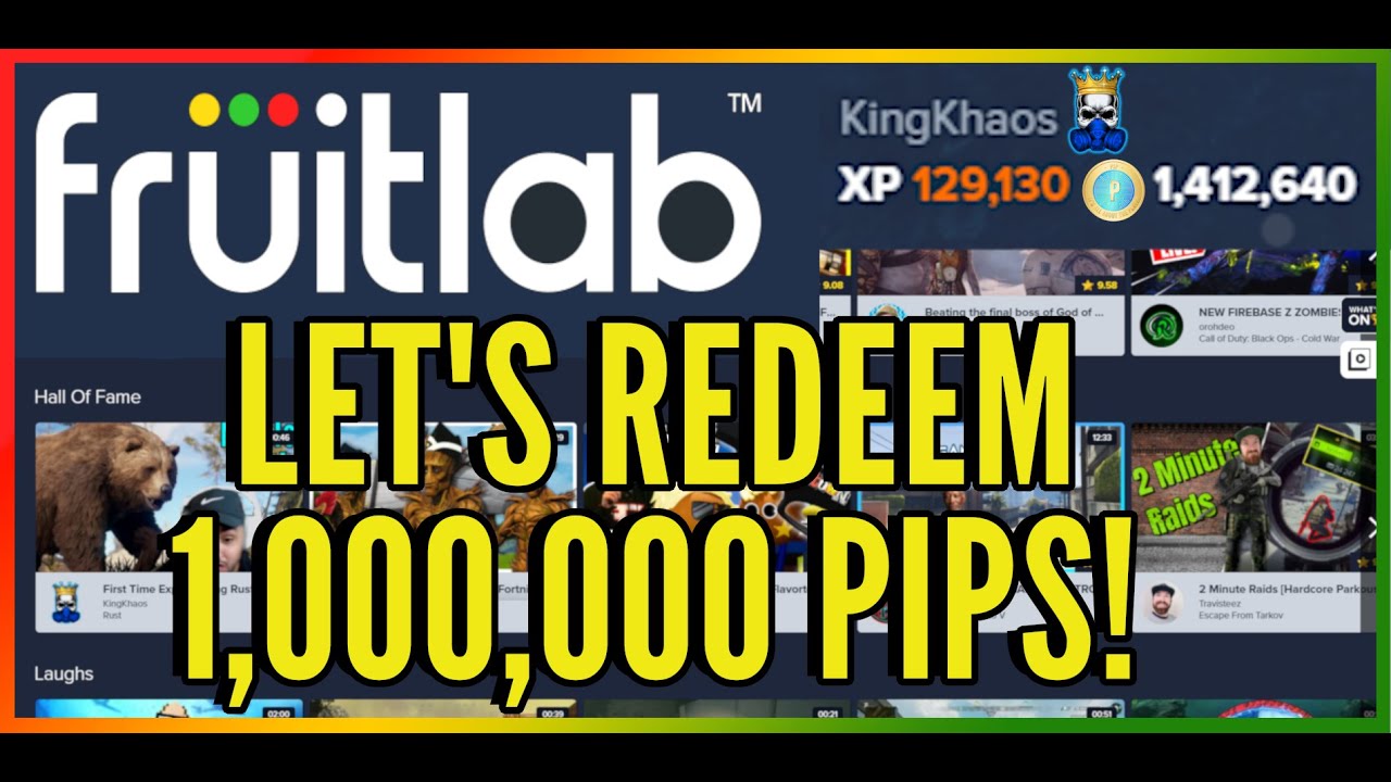 FRUITLAB - Scam or Legit? Let's Redeem 1 Million Pips!! [ PROOF 2021 ]
