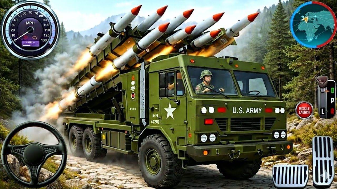 Missile Launcher Truck Gone Crazy 😱 | Army War Gameplay