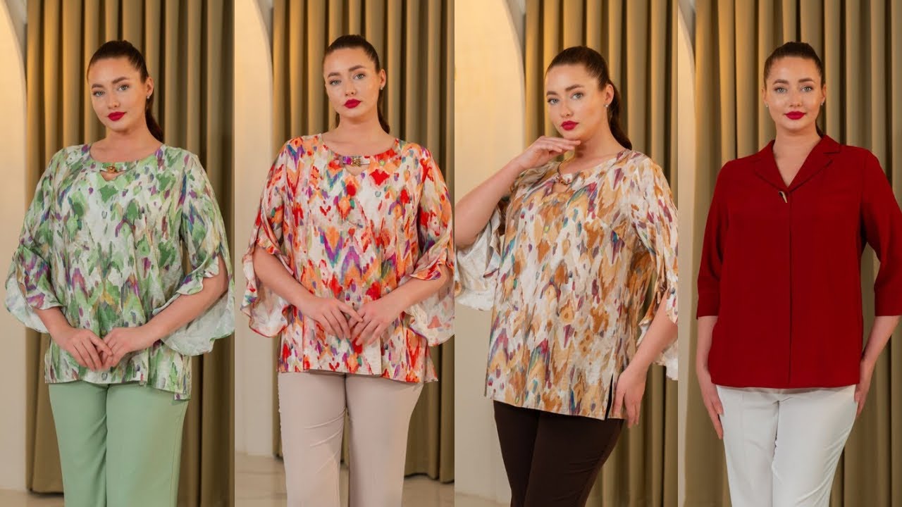 Most Beautiful And Luxurious Mother Of The Bride Blouses And Trousers | Plus size Women Tops|#usa 