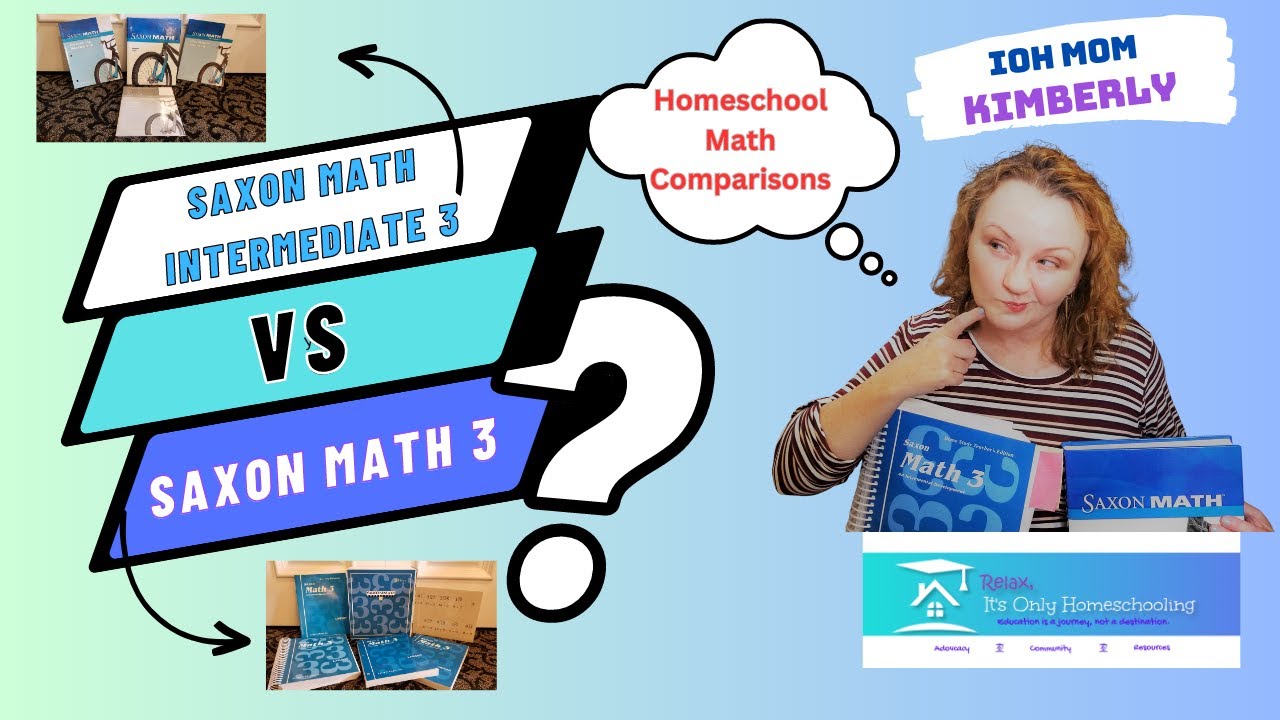 Saxon Math 3 HONEST Review // Homeschool Math Comparison // Learning Differences With Saxon