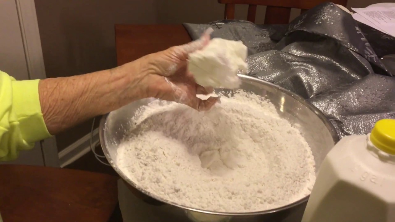 Grandma Making Biscuits