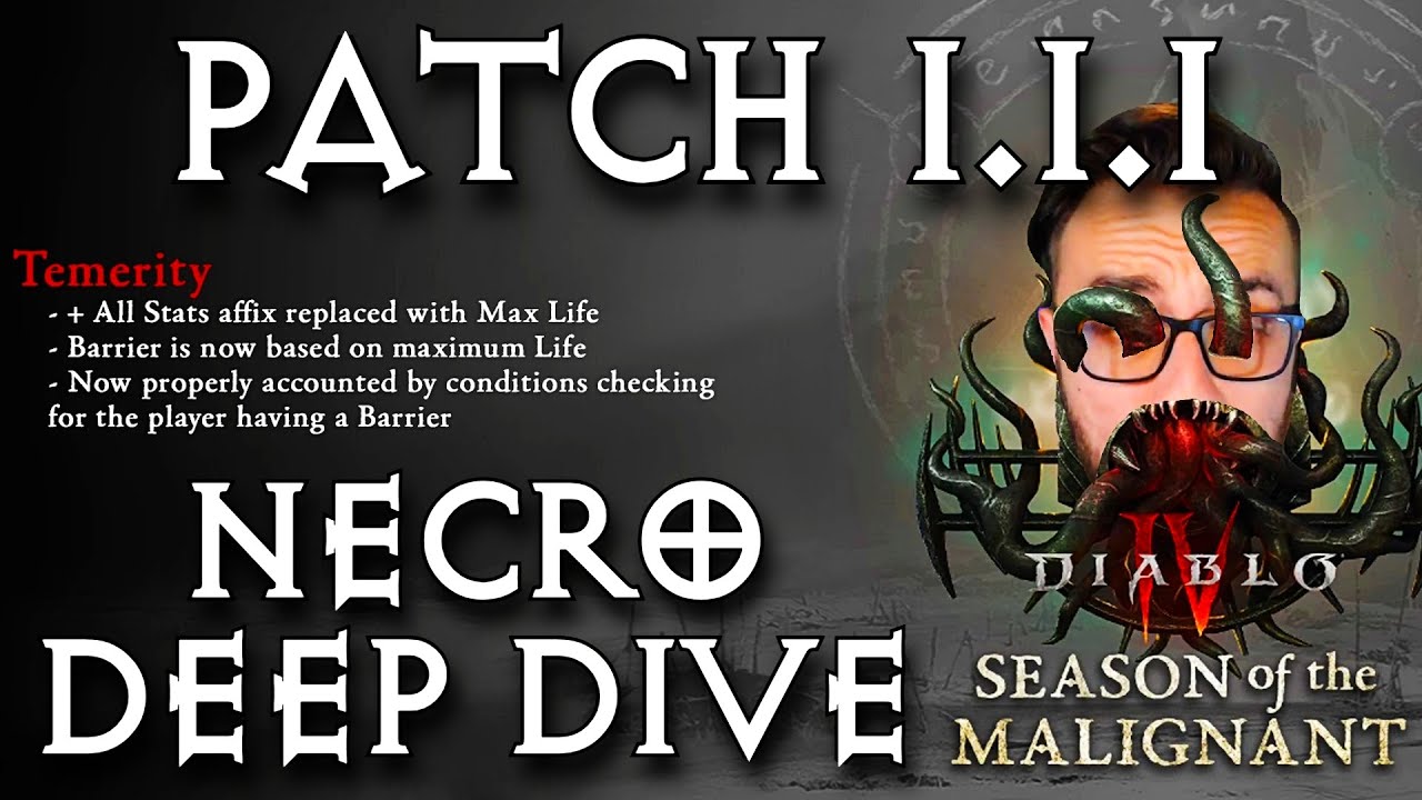 Diablo 4 Patch 1.1.1 - Necromancer Deep Dive | Campfire Chat Review with Timestamps