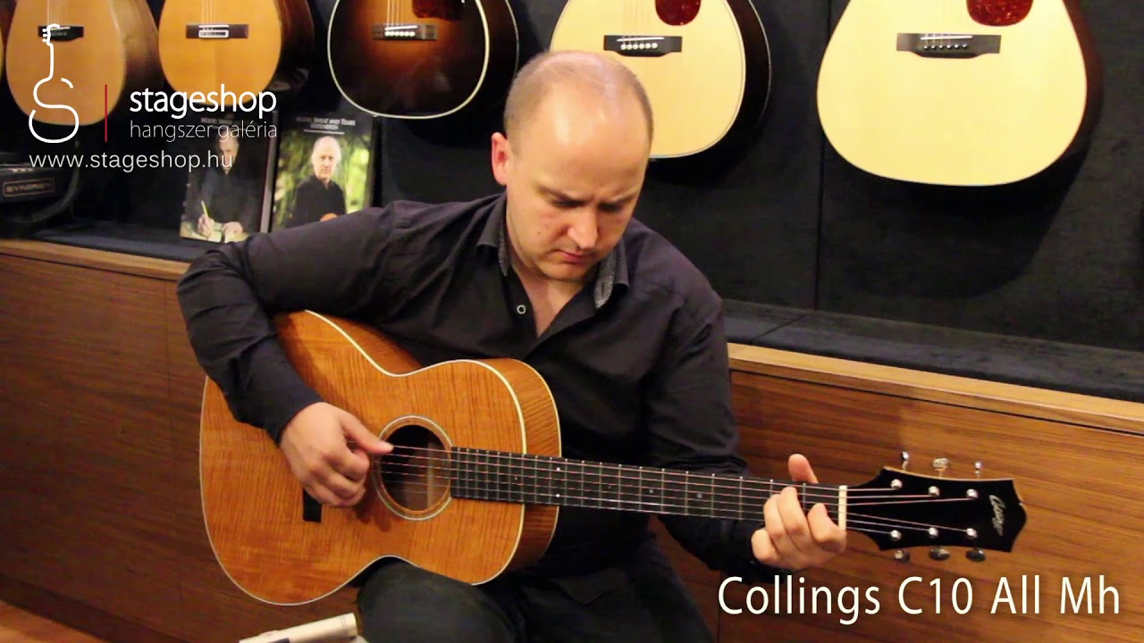 Collings C10 All Mh Figured Mahogany played by Bálint Gyémánt in Stageshop