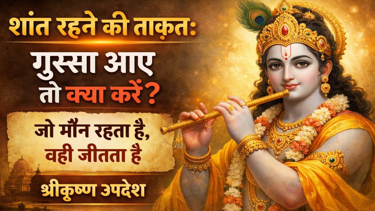 जो मौन रहता है, वही जीतता है | Bhagwat Geeta Saar In 26 Minutes | Best Krishna Motivational Speech