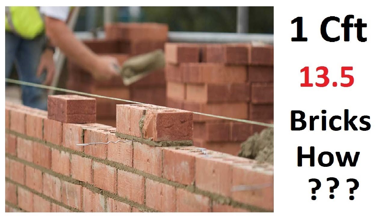How many Bricks in one cubic feet
