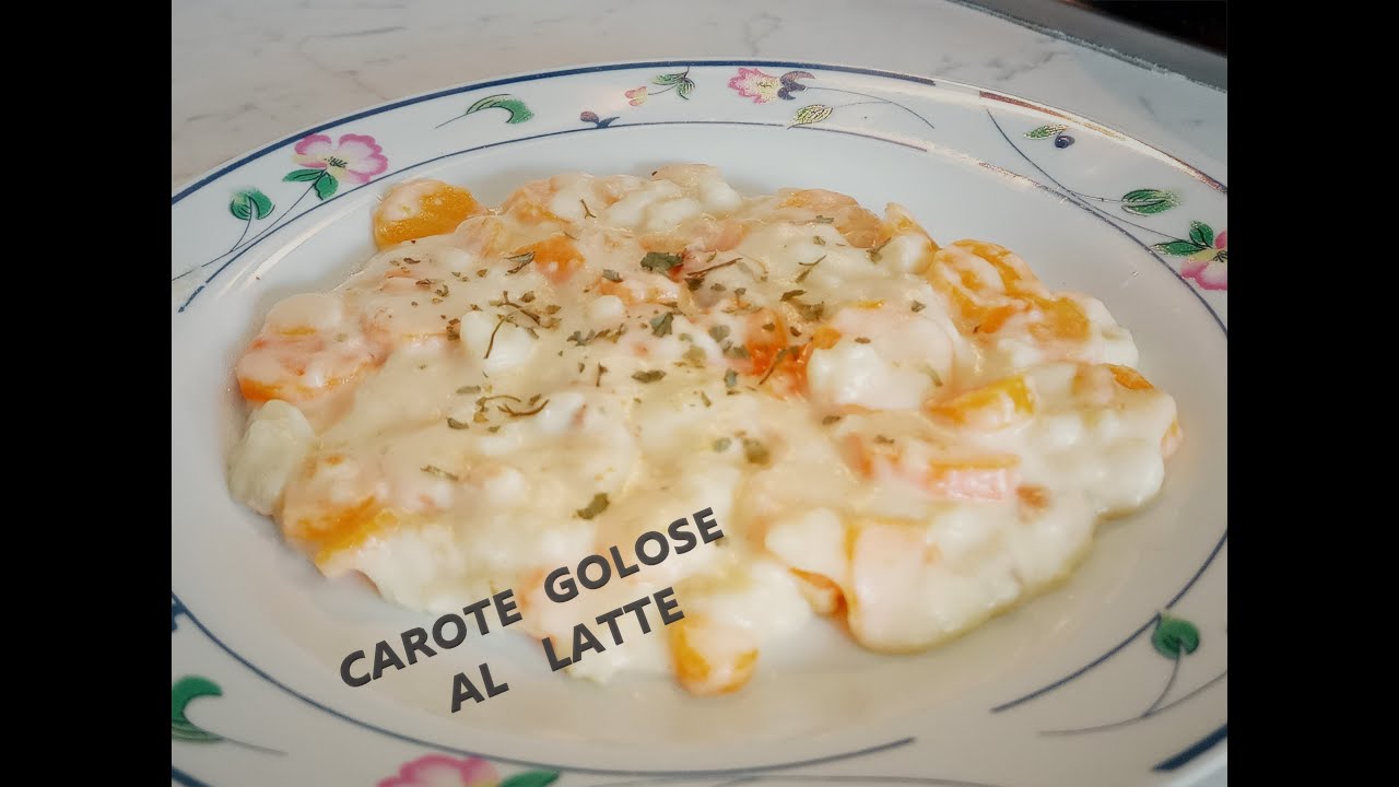 CAROTE GOLOSE AL LATTE