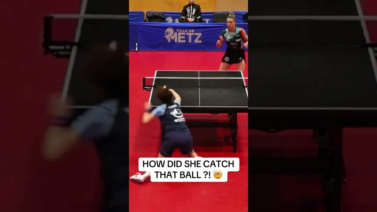From the ground BUT HOW ?!? 🤯🤯 #tabletennis #sports 🎥@francetennisdetable