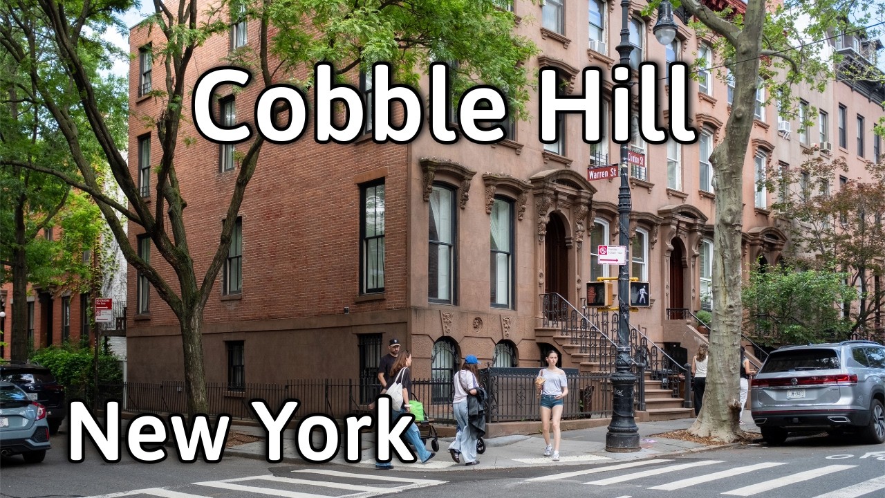New York City Walking Tour: Cobble Hill, Brooklyn's Hidden Treasure | 4K