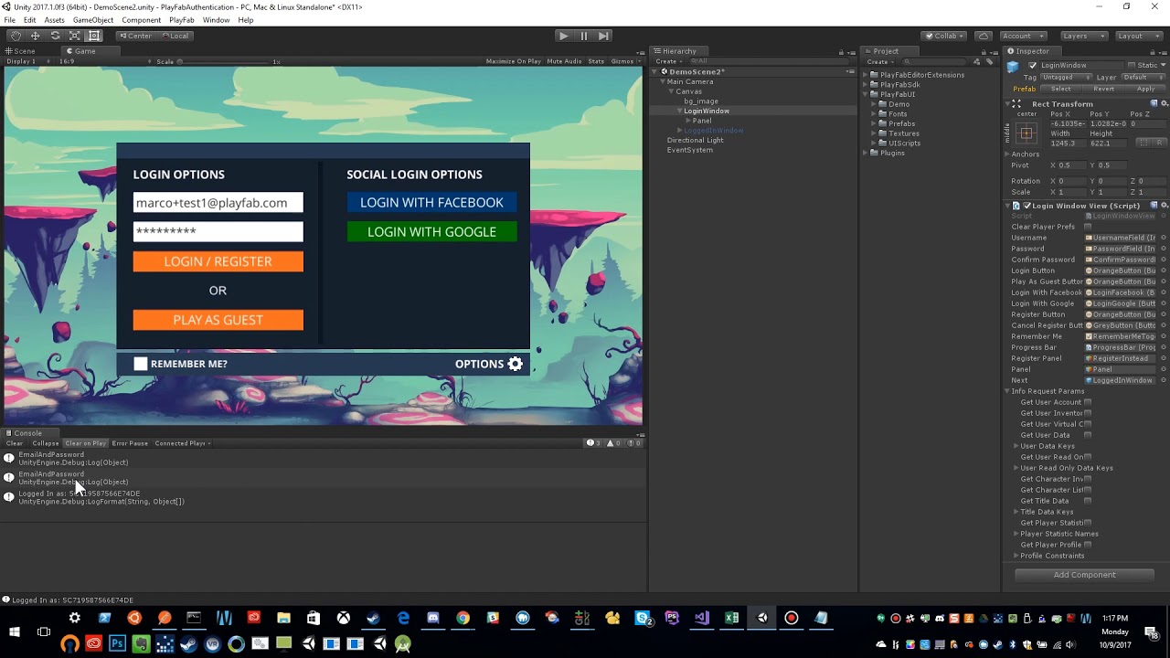 PlayFab Authentication Series - Part 1