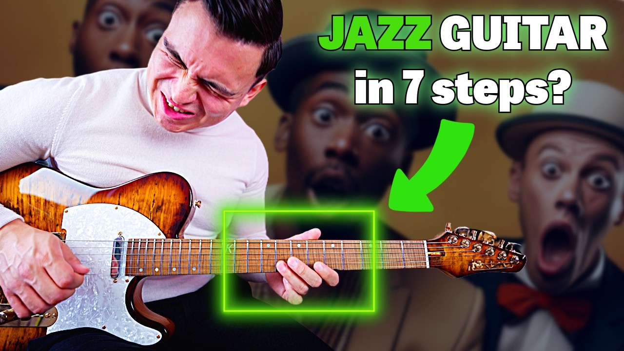 JAZZ GUITAR EXPLAINED (7 steps)