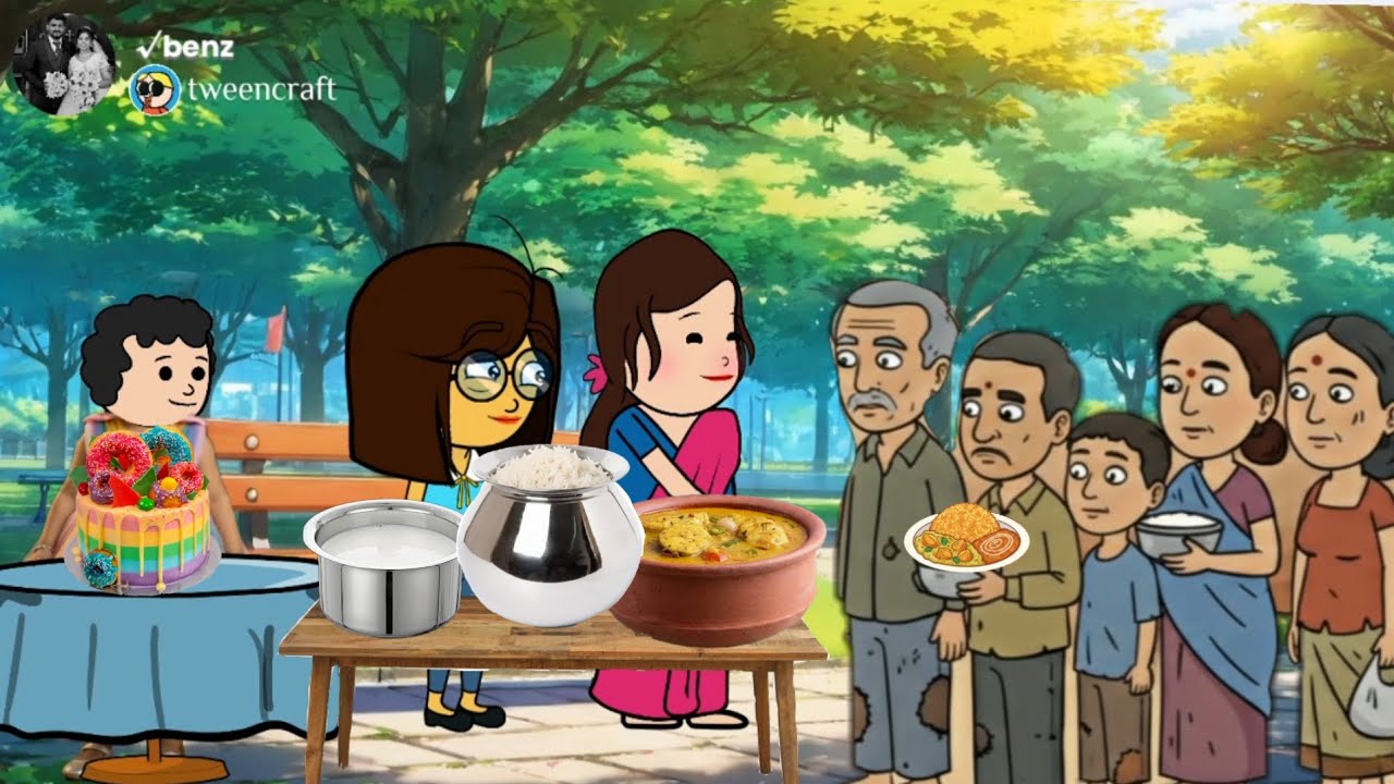 வந்தனா பிறந்தநாளுக்கு சாப்பாடு குடுக்கிறோம்