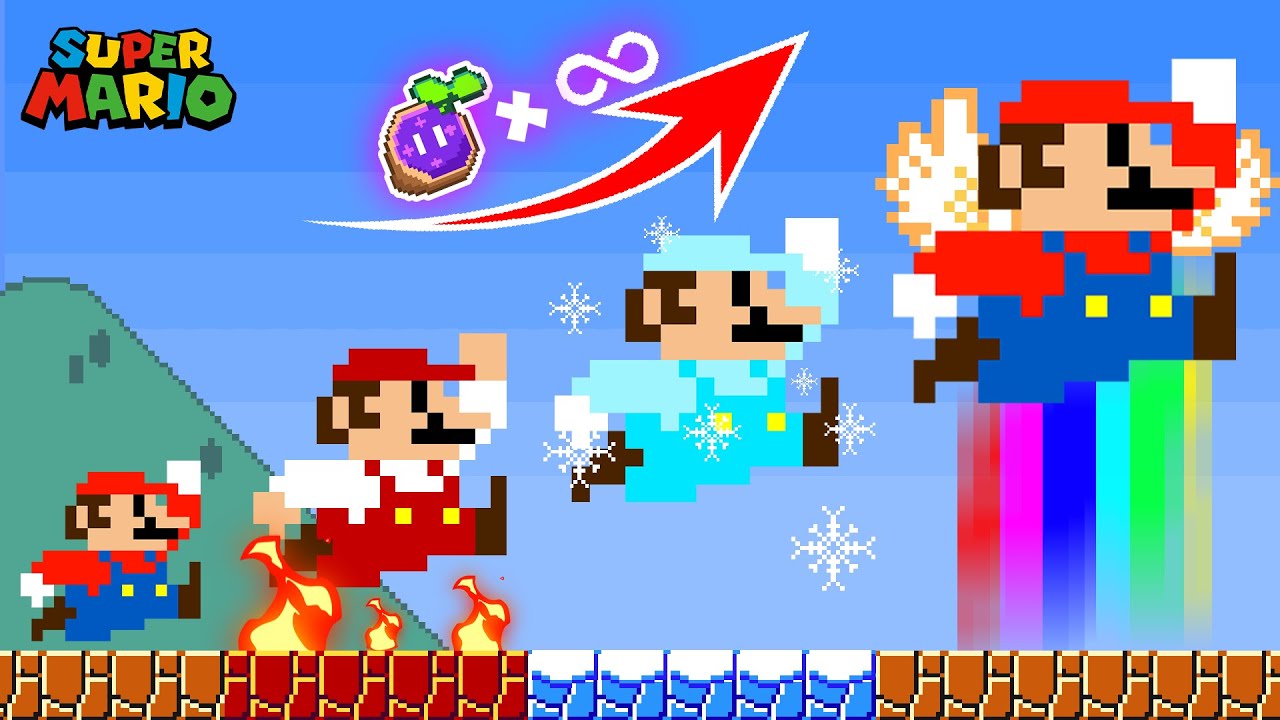 Mario JUMP Higher with Every Seed Powerups