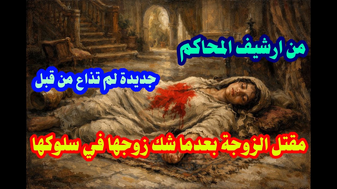من ارشيف المحاكم حل لغز مقتل الزوجة بعد شك زوجها في سلوكها والقاتل هيصدمك بجد