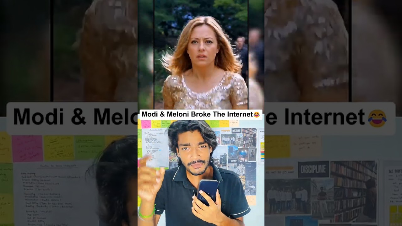 This Modi&ndash;Meloni Meme Is Crazy😭Modi&ndash;Meloni Multiverse Love Story?😂 Viral Meme #viral #shorts