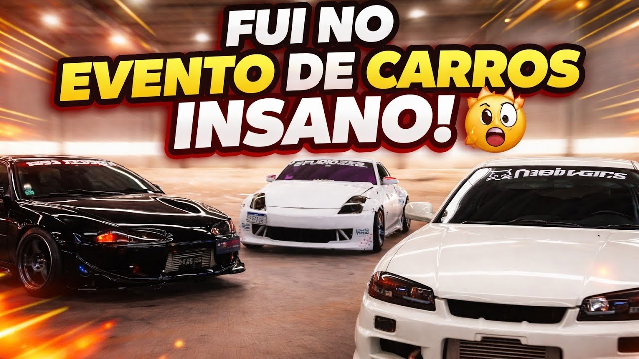 FUI NO EVENTO DE CARROS TOPPP