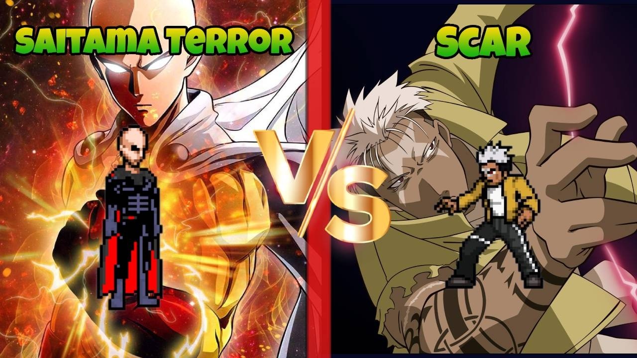Jump Force MUGEN Saitama Terror vs Scar