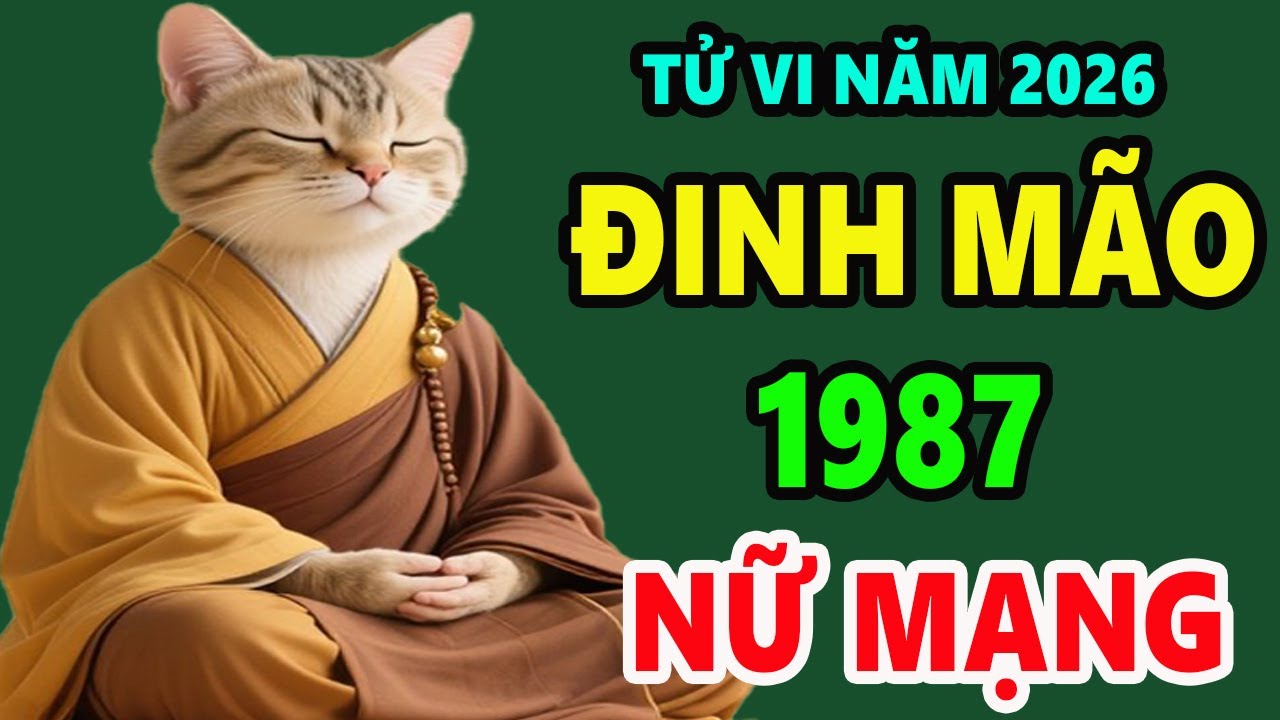 Đinh Mão 1987 Nữ Mạng Năm 2026, Đón Vận Quý Nhân, Giàu Có Bất Ngờ