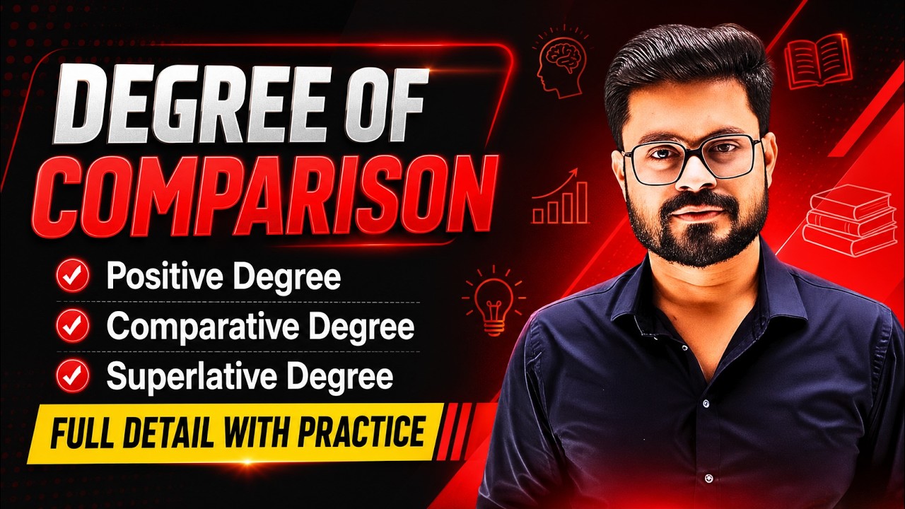 Degrees of Comparison - Positive Comparative Superlative | English Speaking Practice