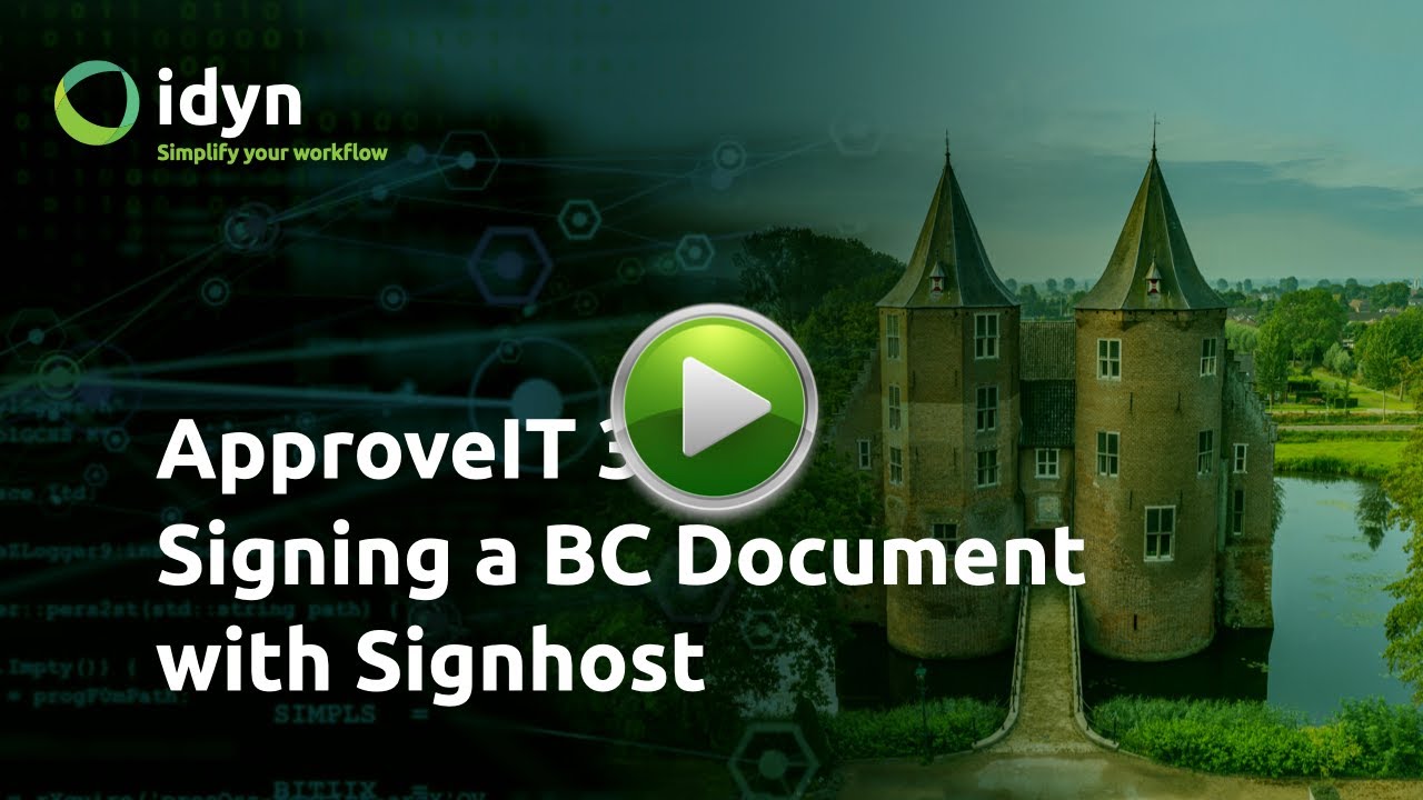 ApproveIT 365 Signing a BC Document with Signhost