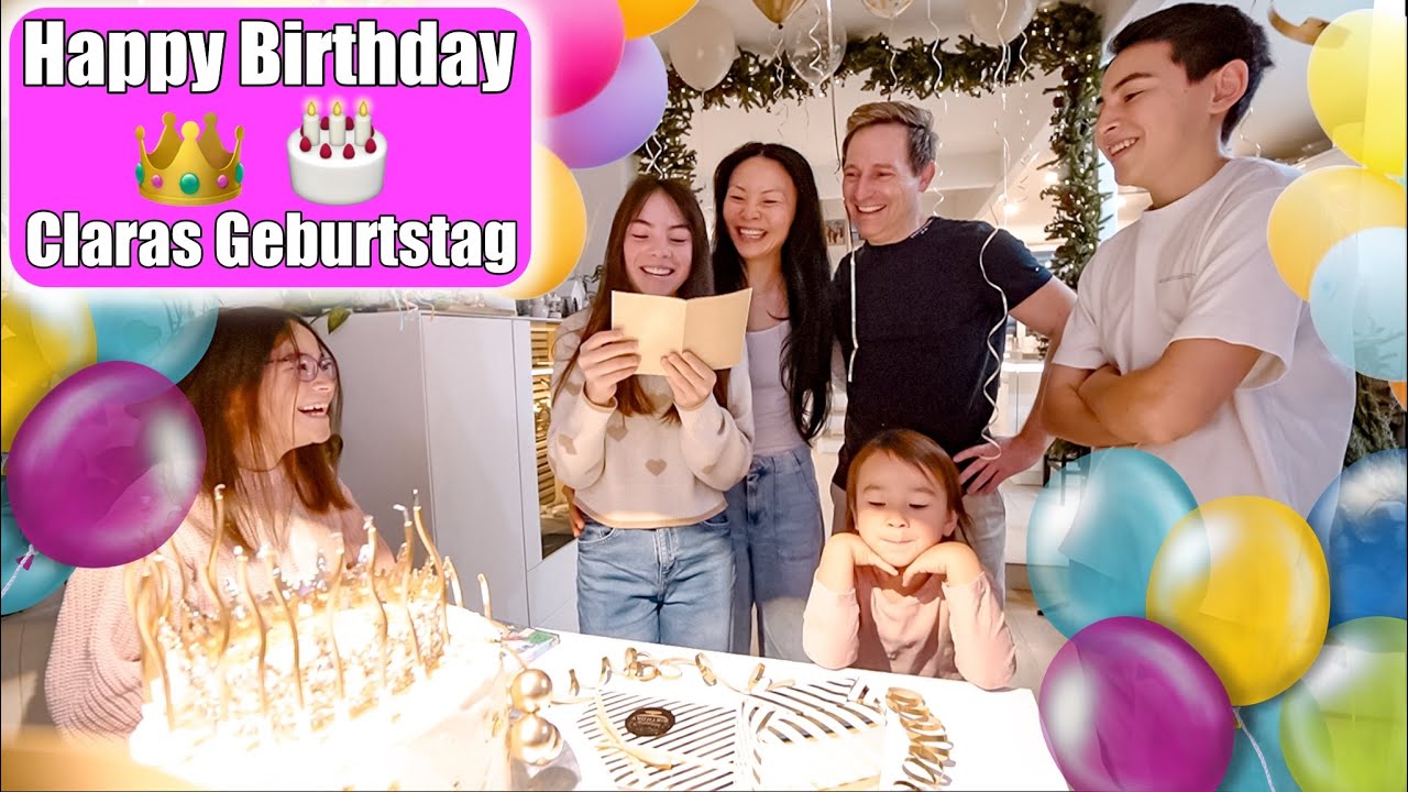 Claras 14. Geburtstag 😍🎂 Torte backen & Geschenke auspacken! Happy Birthday @Clarielle  Mamiseelen