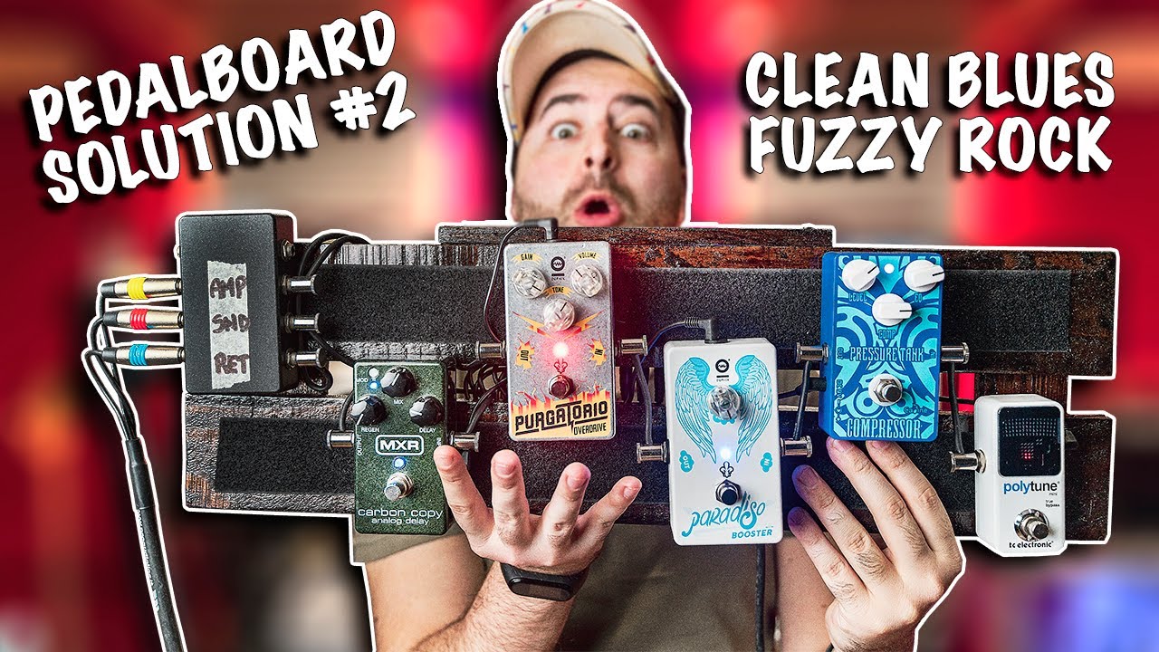 PEDALBOARD SOLUTION #2 - Suono Blues pulito e assoli Fuzzosi