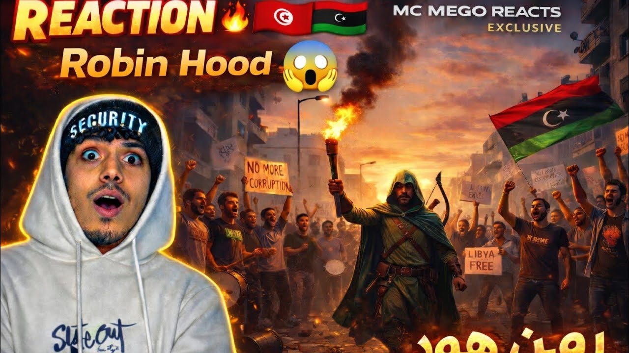 Mc Mego - Robin Hood | روبن هود (Audio) / REACTION 🇹🇳😱🇱🇾 #rap #reaction 