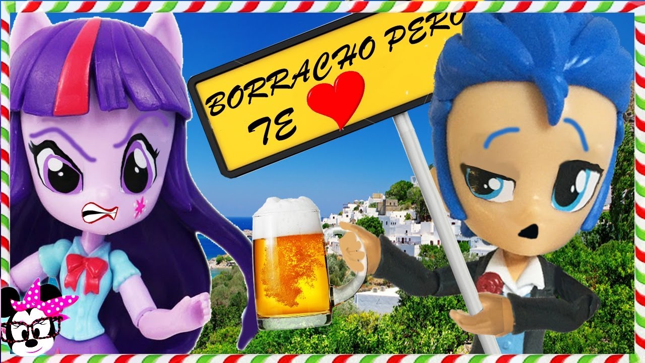 Flash se emborracha y llora por Twilight Sparkle | juguetes de my little pony equestria mini girl