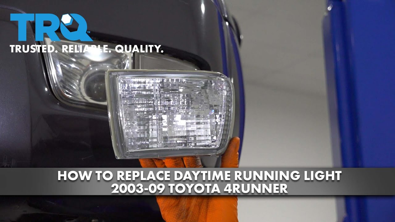 How to Replace Daytime Running Light 2003-09 Toyota 4Runner