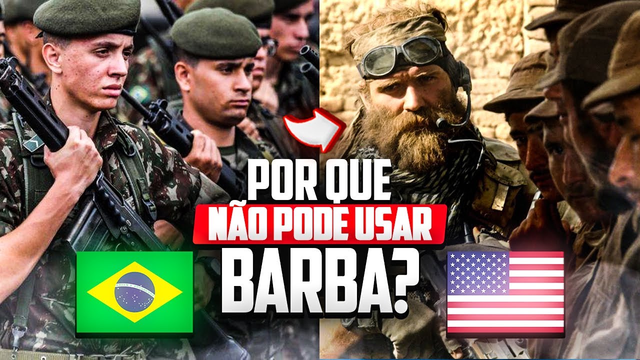 CURIOSIDADES MILITARES - POR QUE NÃO PODE USAR BARBA? O QUE SIGNIFICA O BOOT MARROM?