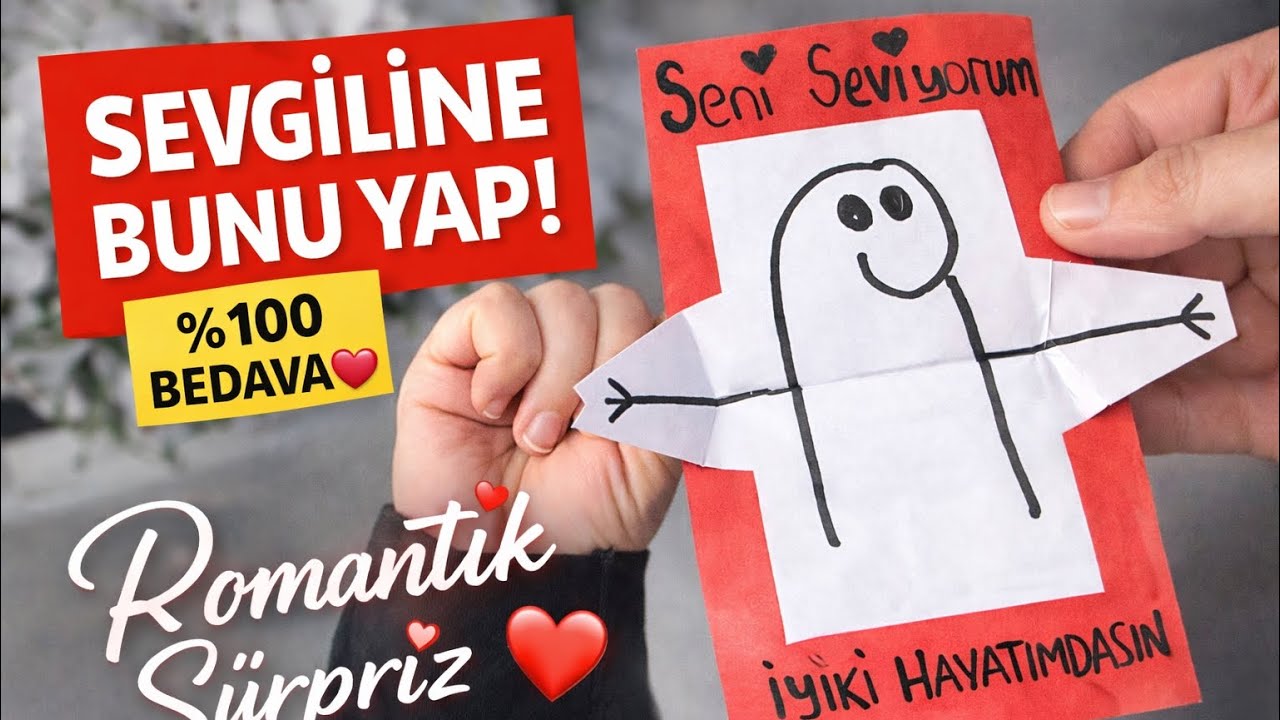 Sevgililer Günü Kartı 💌 | Adım Adım Kolay Yapım
