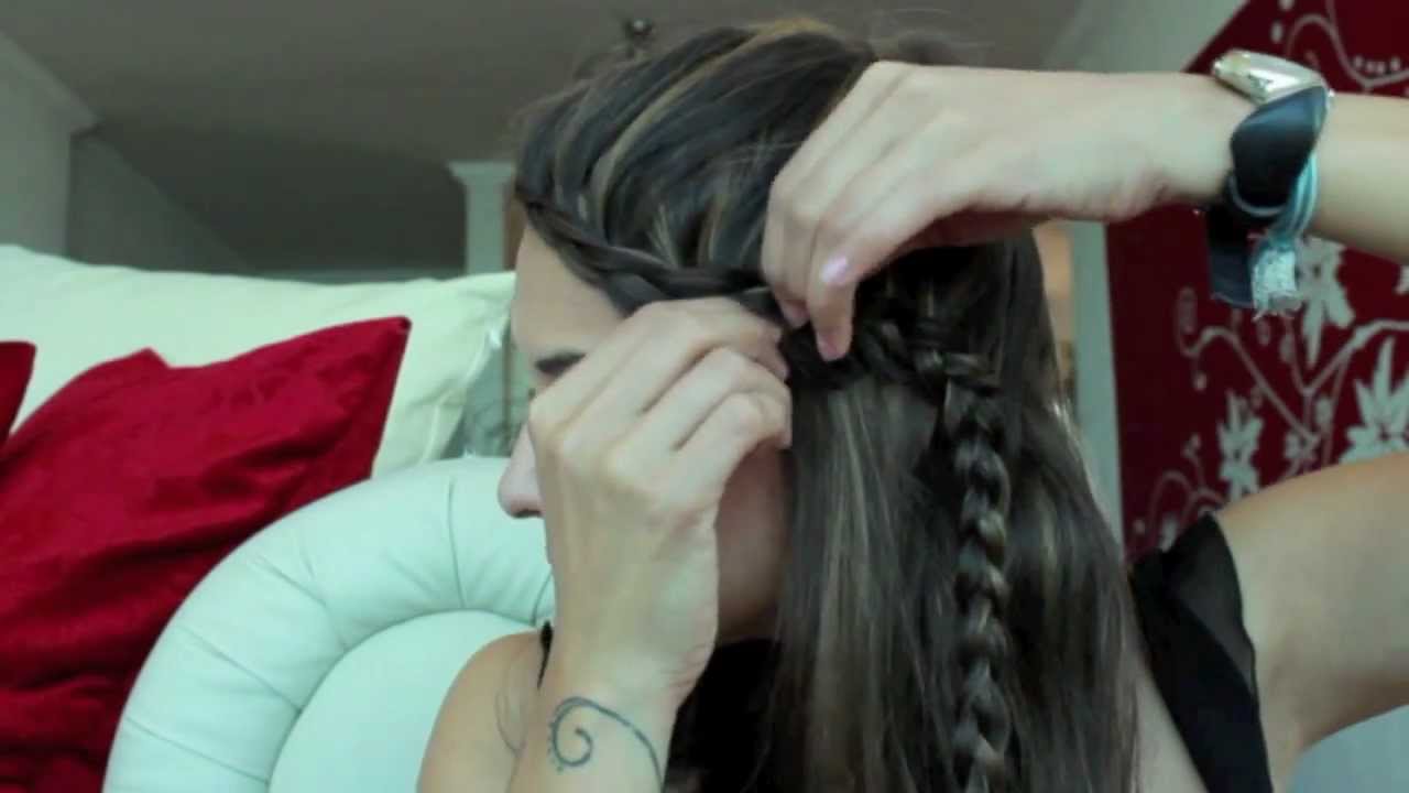 Peinado Facil: Trenza de lado ♥  Trenza de Cascada ♥ Mayte perroni ♥ Shelby Ruiz M