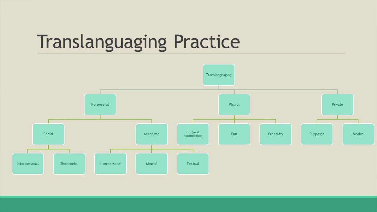 Presentation: Translanguaging in the multilingual practice of high school students