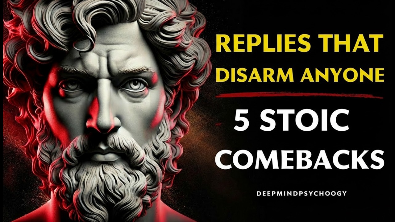5 Stoic Comebacks That Disarm Anyone (They'll Regret Disrespecting You)