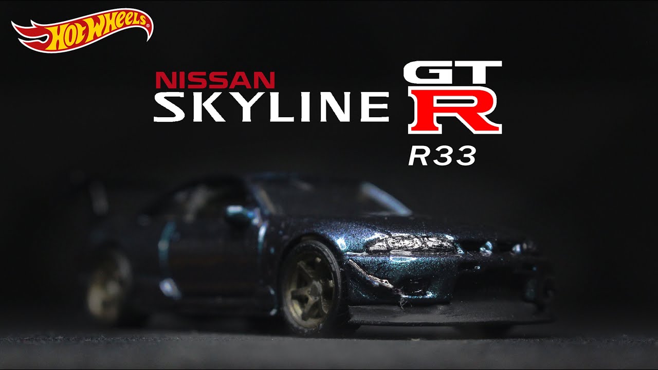 Nissan Skyline GTR R33 Hot Wheels Custom