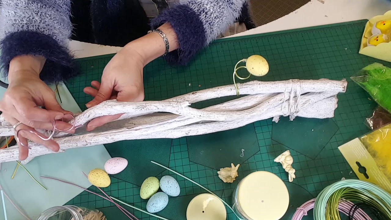 Tutoriel centre de table pour pâques 😉
