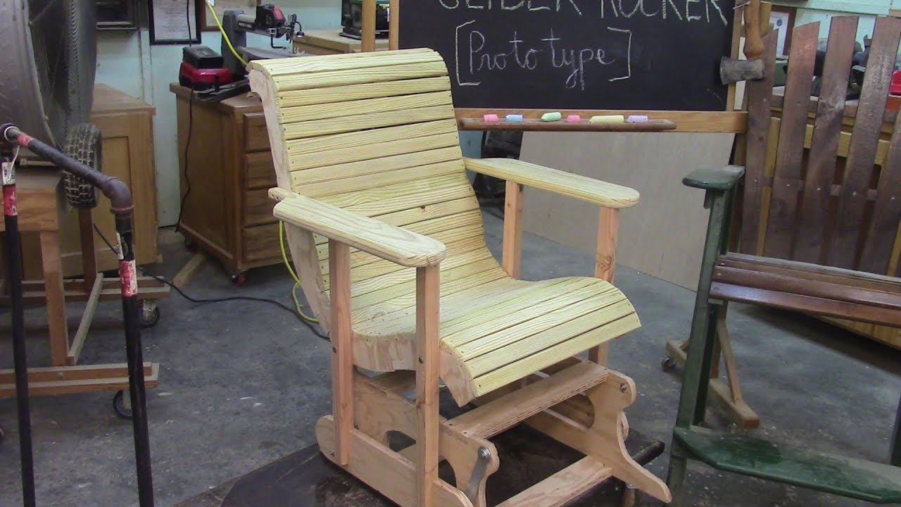 Building a Prototype gliding deck rocker MM 206
