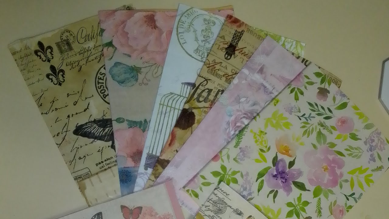 Napkin transfers without glues, or plastic wrap. Eco friendly.