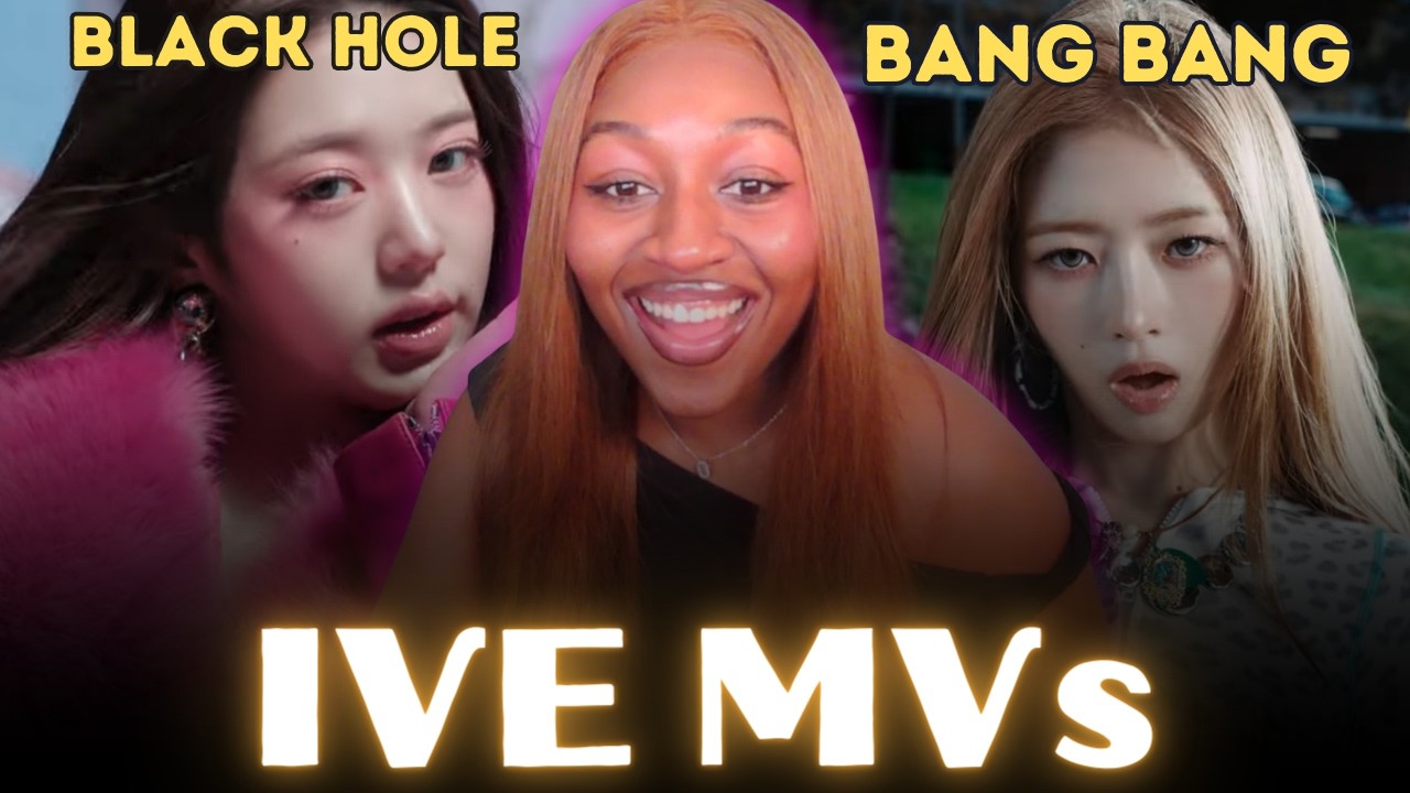 Реакция на IVE впервые! | Официальные музыкальные видеоклипы Bang Bang и Black Hole