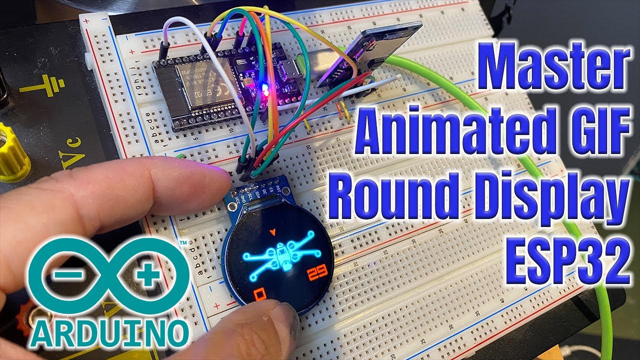 Оживляем GIF-файлы: анимация с помощью круглых дисплеев и ESP32