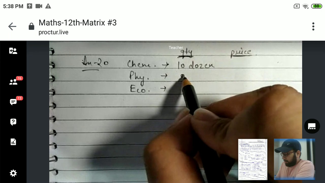 Eduvision Academy -- EVA -- Maths -- Class-12th -- Ch.-3 -- Matrix #2