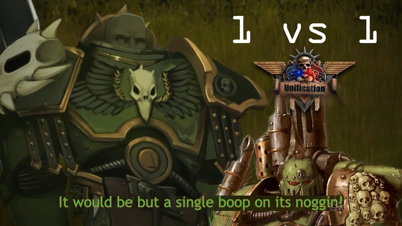 Dawn of War Unification 1 v 1 Salamanders (Necrotechnica) vs The Death Guard (Vrax)