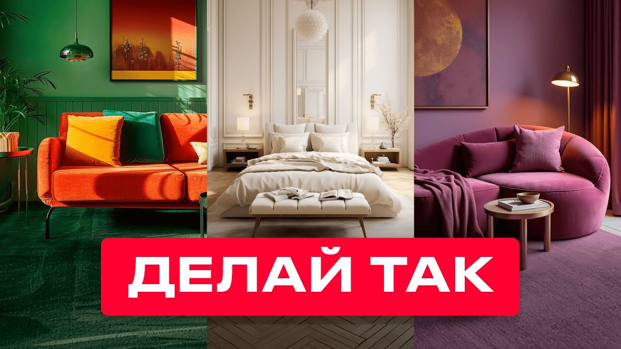 Полный Дизайнерский Гайд: КАК ПРАВИЛЬНО ВЫБРАТЬ ЦВЕТ ИНТЕРЬЕРА?