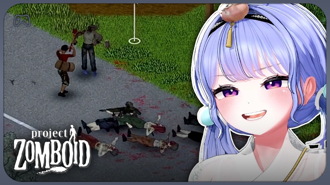 좀비 머리 깨면서 행복한 사람 - [Project Zomboid]