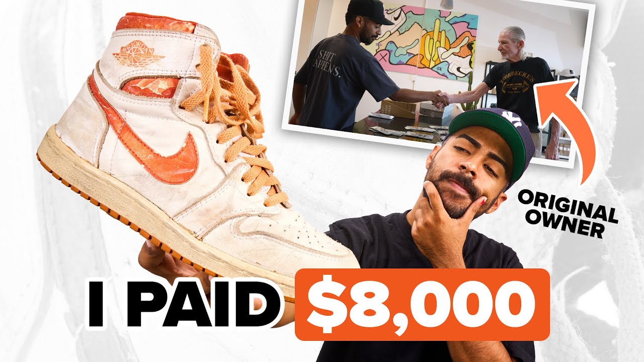 $8,000 Extremely Rare Air Jordan 1 METALLIC Restoration