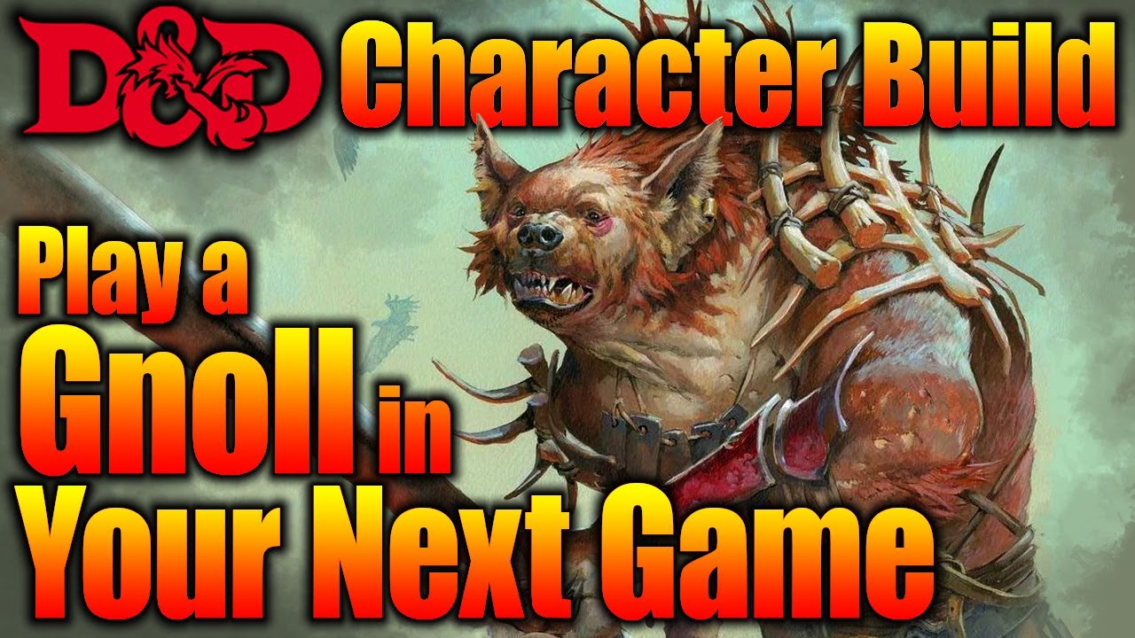 D&D Gnoll as Playable Race by Nord Games