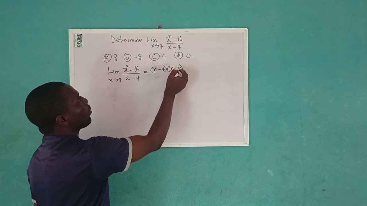 MTH 102 Exam- Limit of a function 