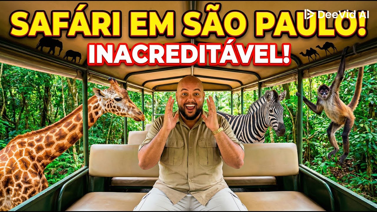 VIVÊNCIA EXCLUSIVA NO ZOO SAFARI SP