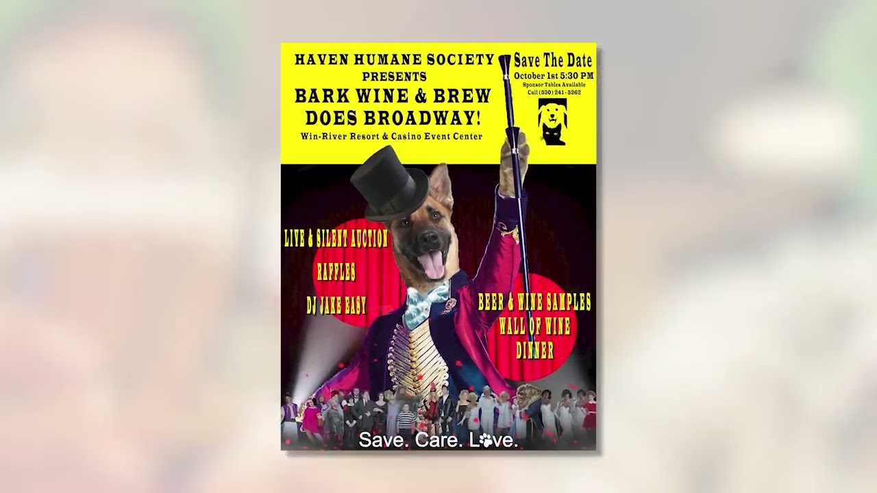 Haven Humane Bark, Wine, and Brew (KIXE 15 sec Promo)