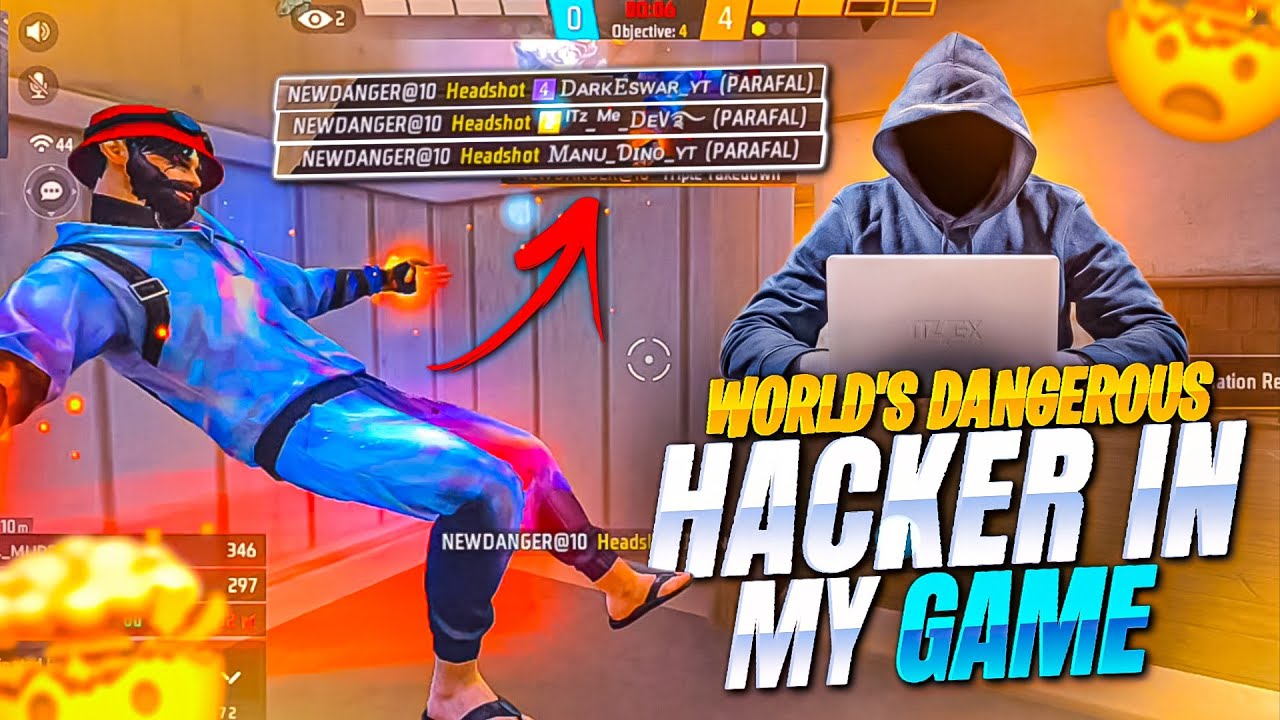 World's dangerous hacker in my game🤬|| Cs rank push💥|| Free fire grandmaster push🔥|| Hacker vs manu⚡
